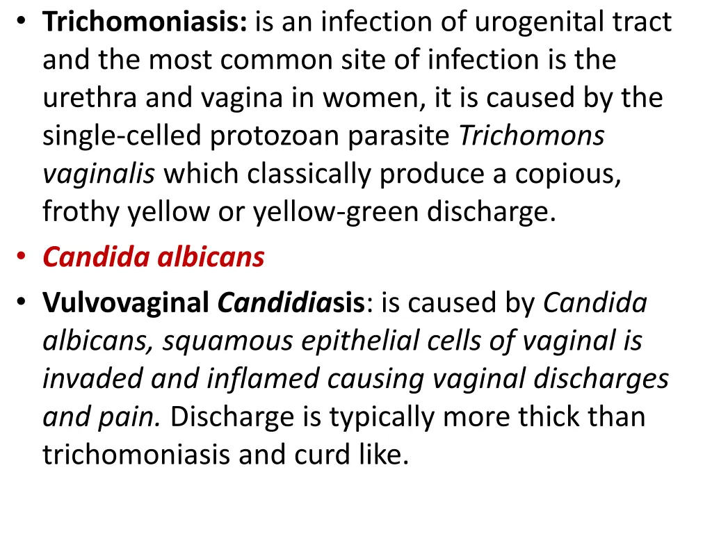 trichomoniasis is an infection of urogenital