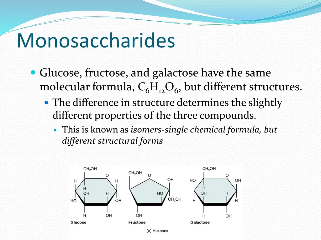 monosaccharides