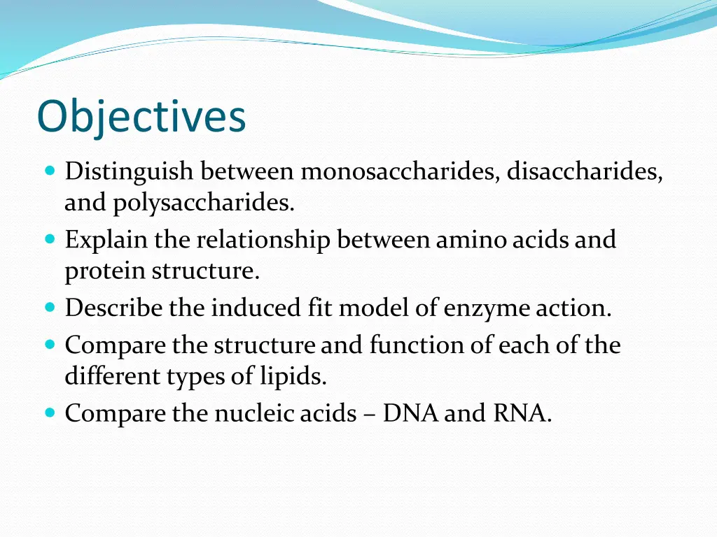 objectives 1