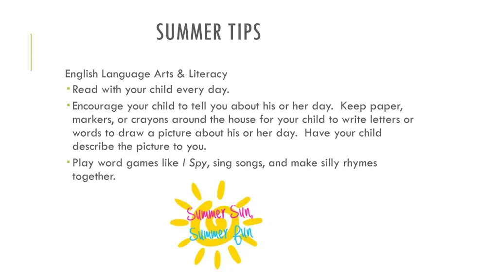 summer tips