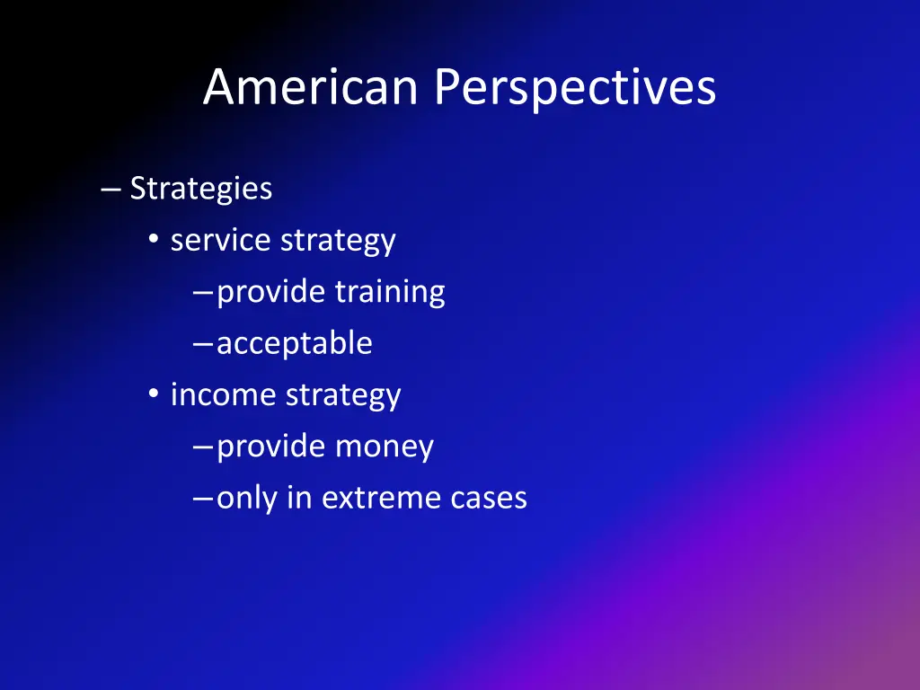 american perspectives 1