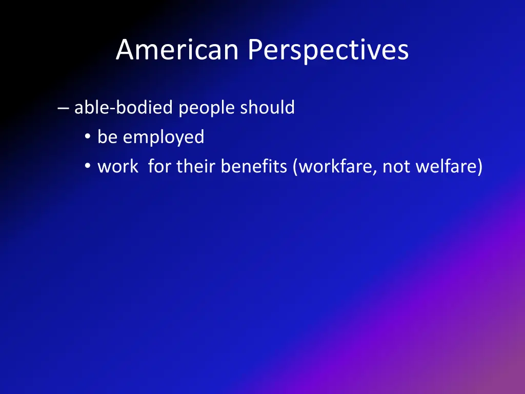 american perspectives