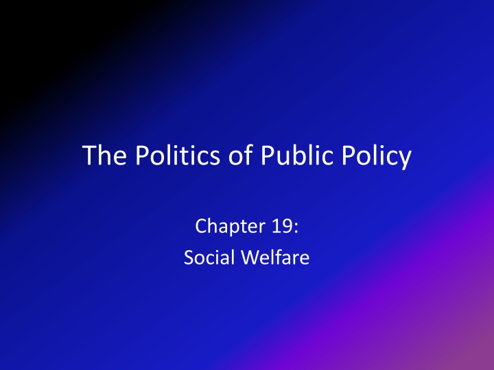 the politics of public policy