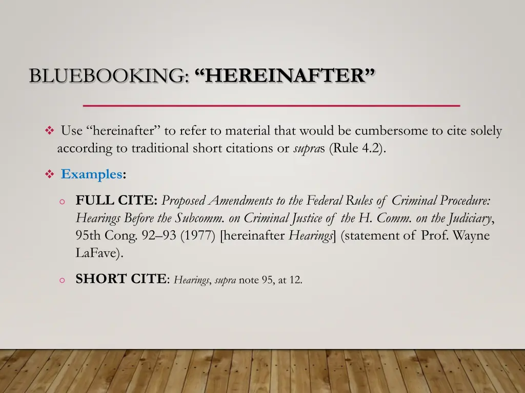 bluebooking hereinafter