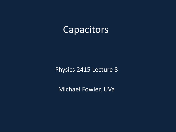 capacitors