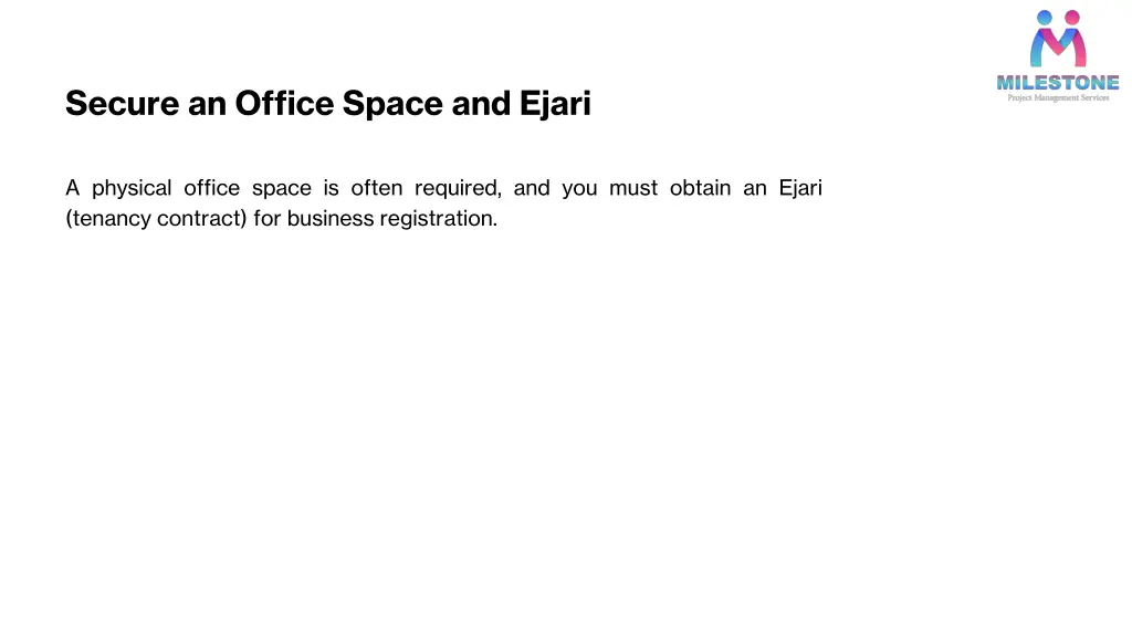 secure an office space and ejari