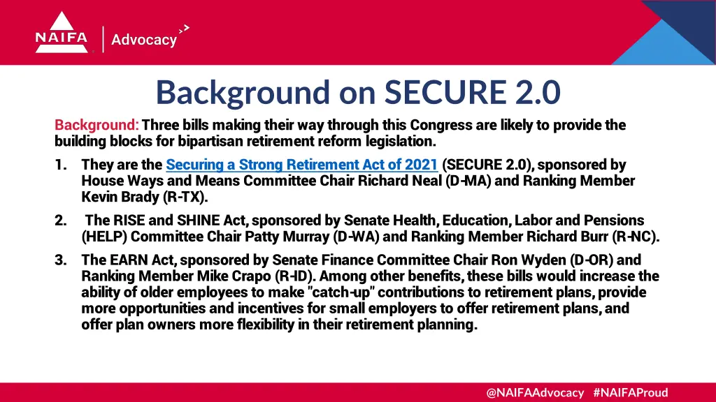 background on secure 2 0 background three bills
