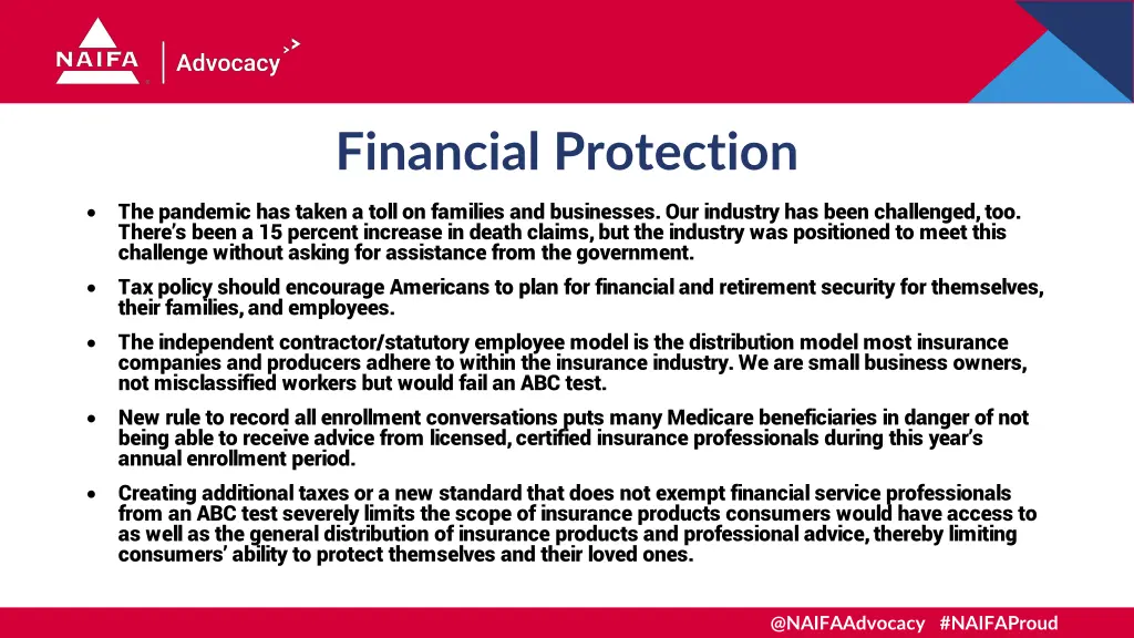 financial protection