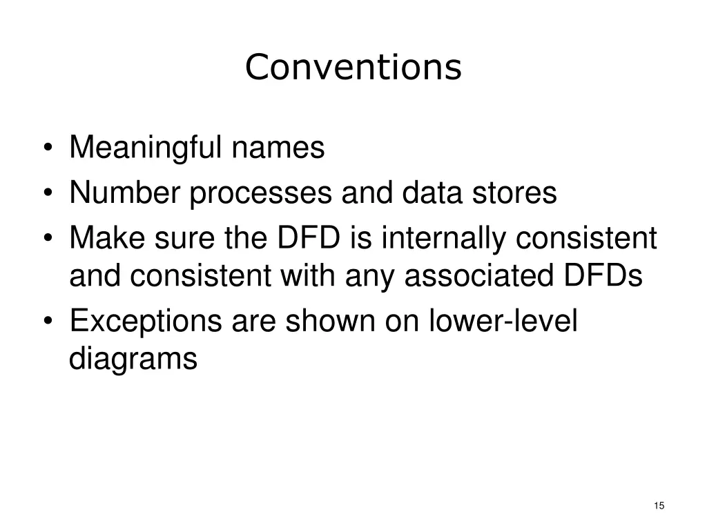 conventions