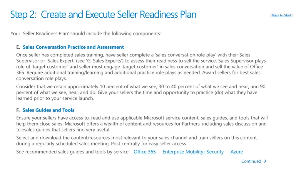 your seller readiness plan should include 2