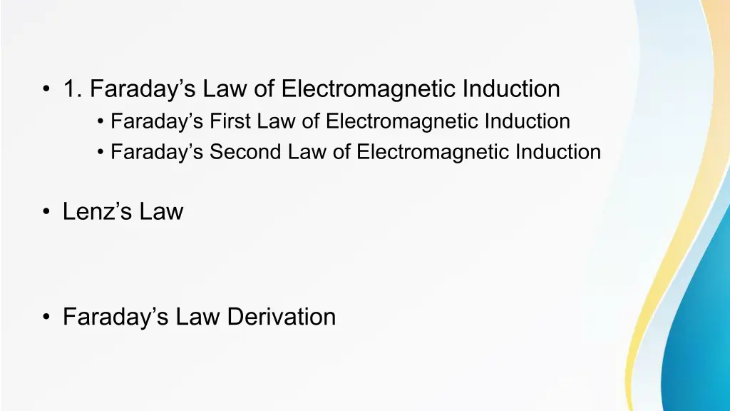 1 faraday s law of electromagnetic induction