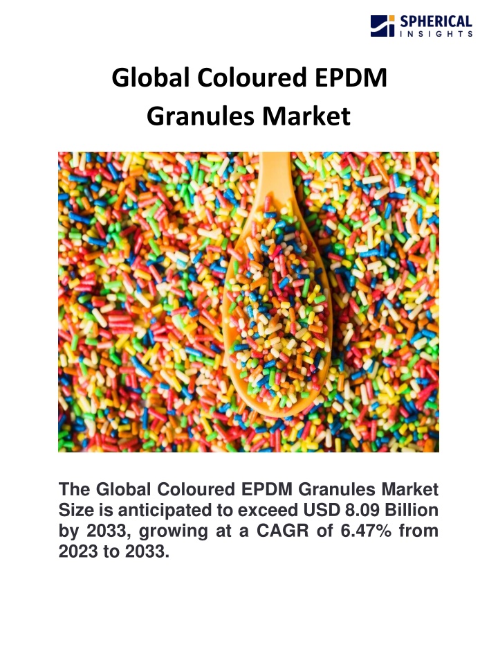 global coloured epdm granules market