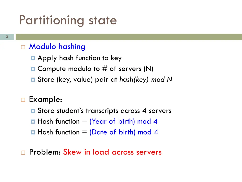 partitioning state