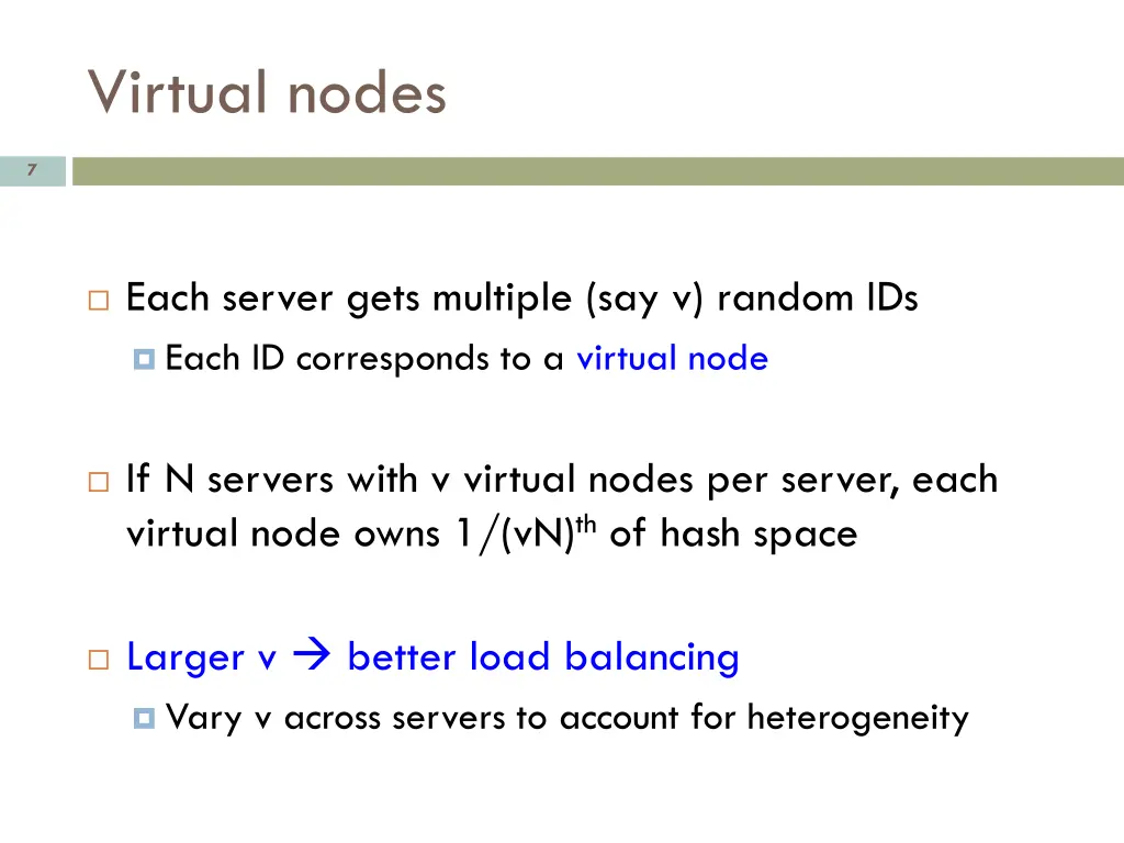 virtual nodes