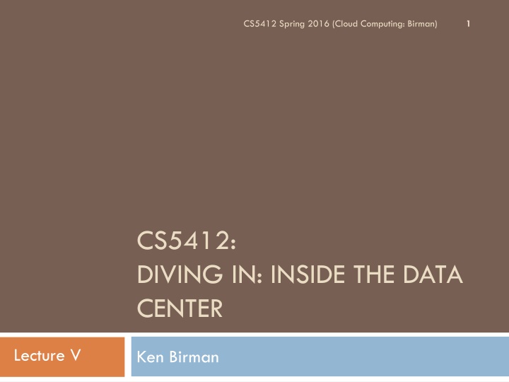 cs5412 spring 2016 cloud computing birman