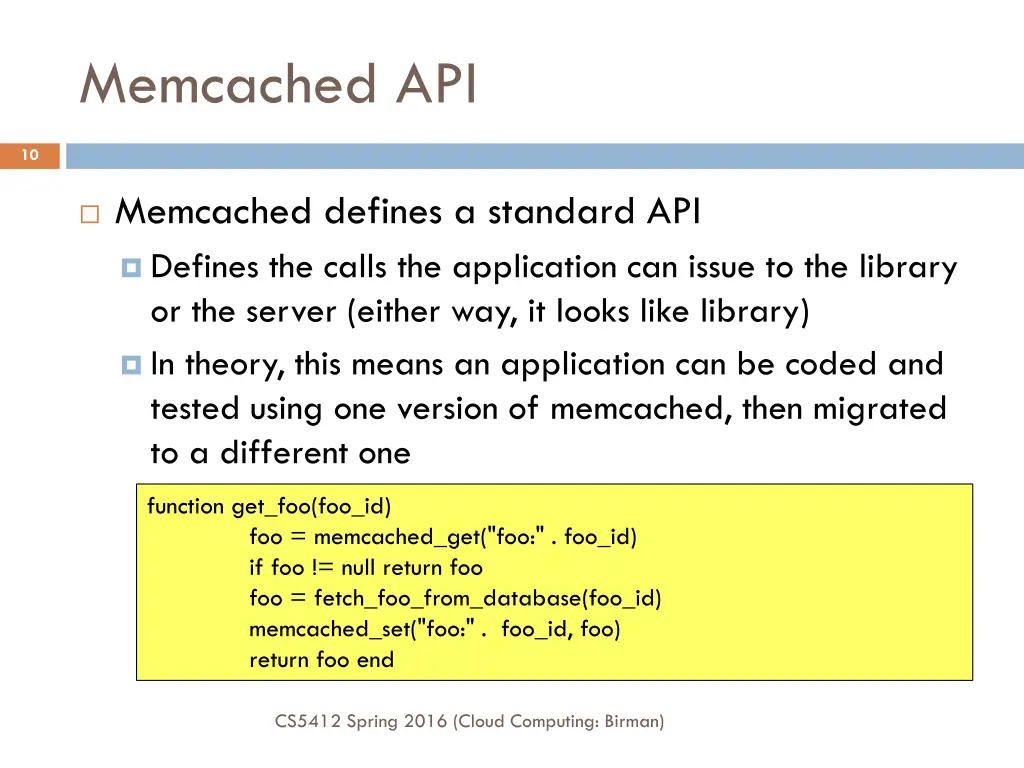 memcached api