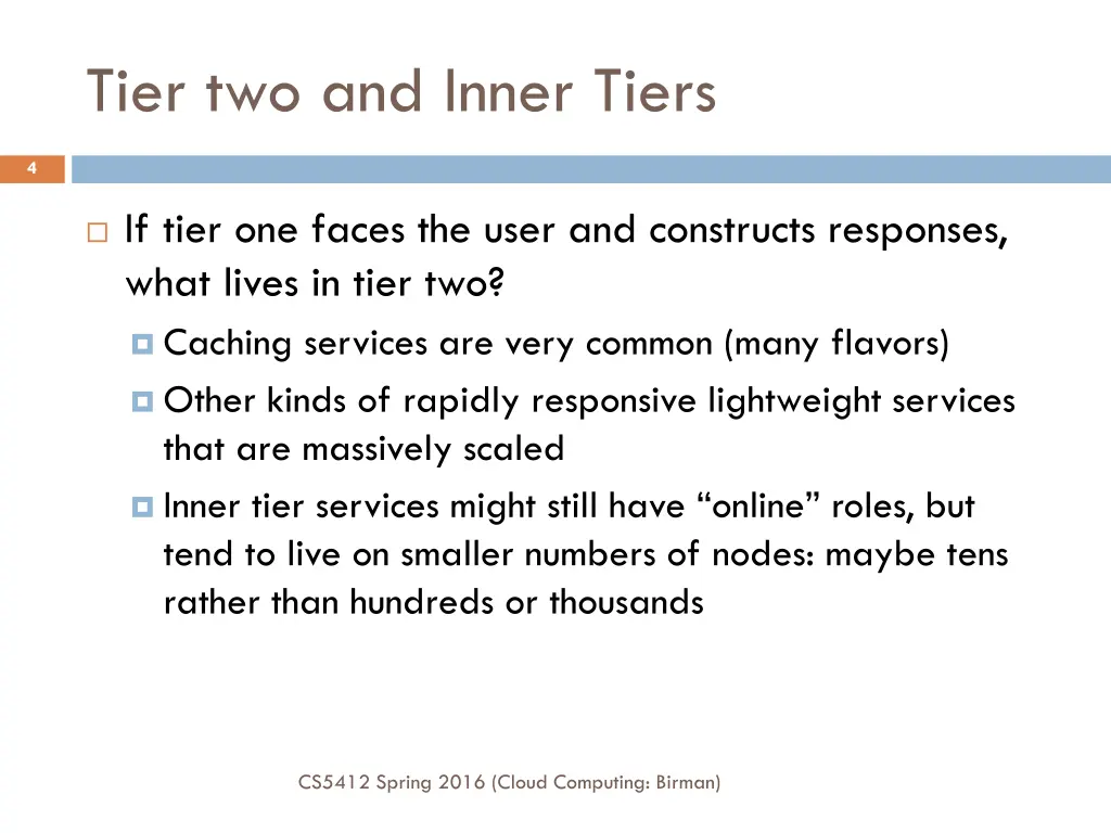 tier two and inner tiers