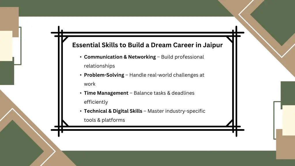 essential skills to build a dream career in jaipur