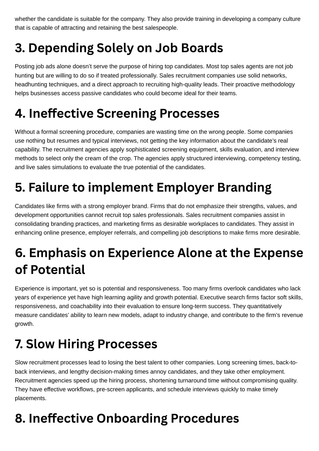 whether the candidate is suitable for the company