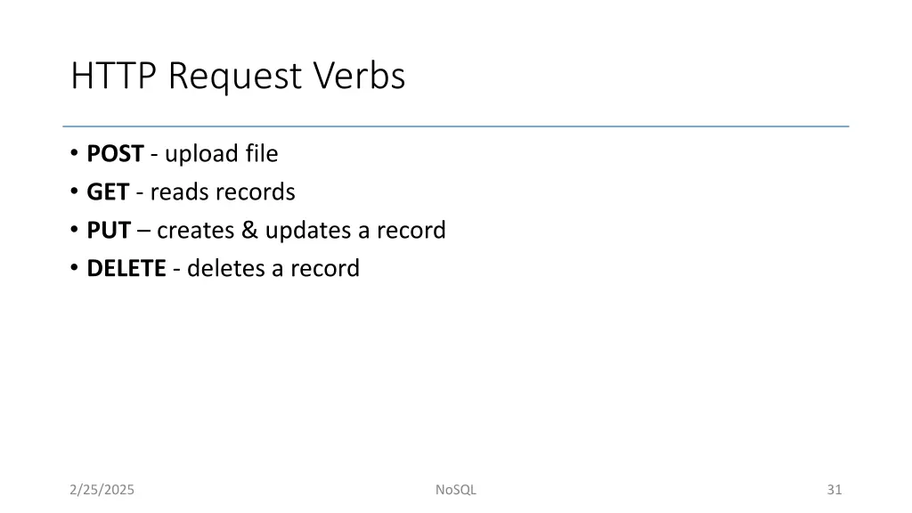 http request verbs