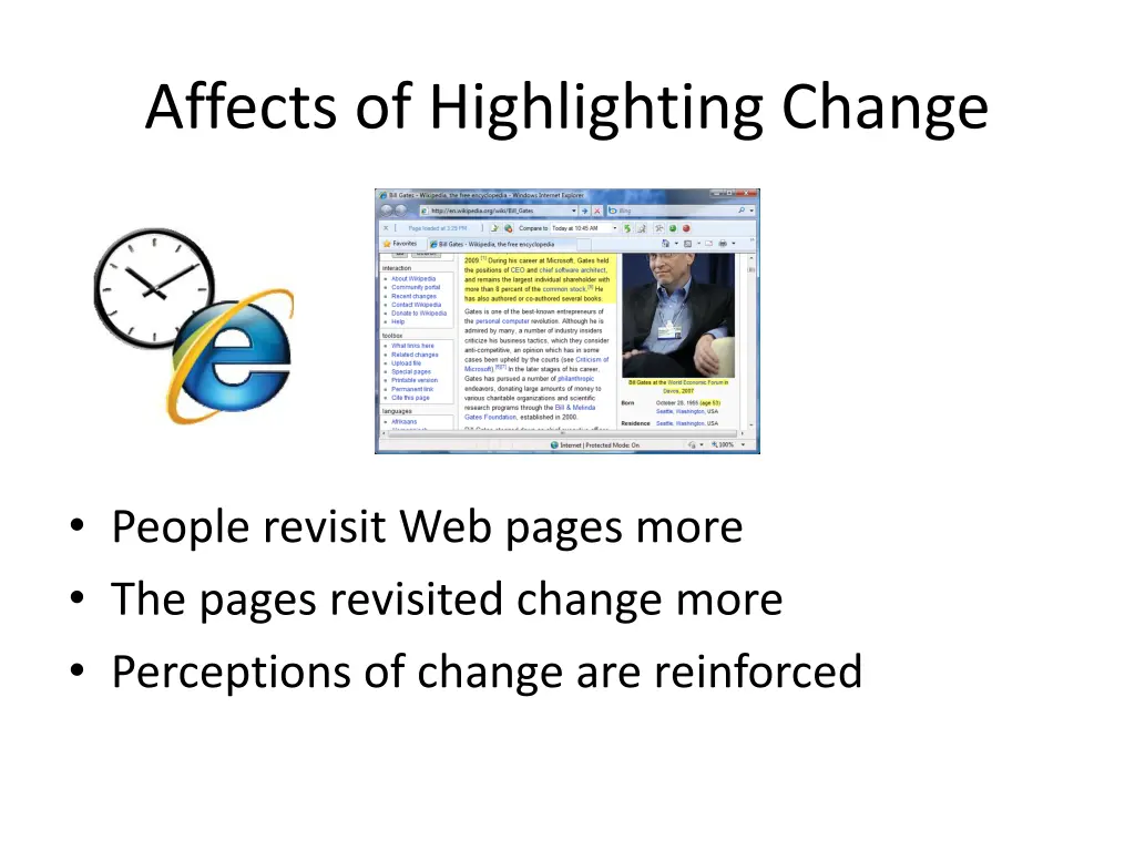affects of highlighting change