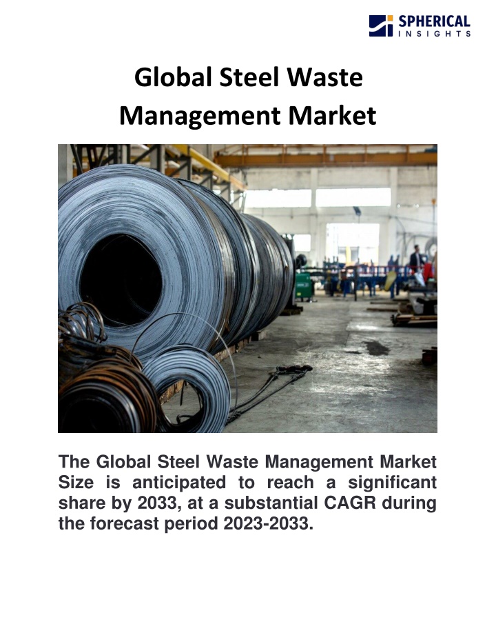 global steel waste management market