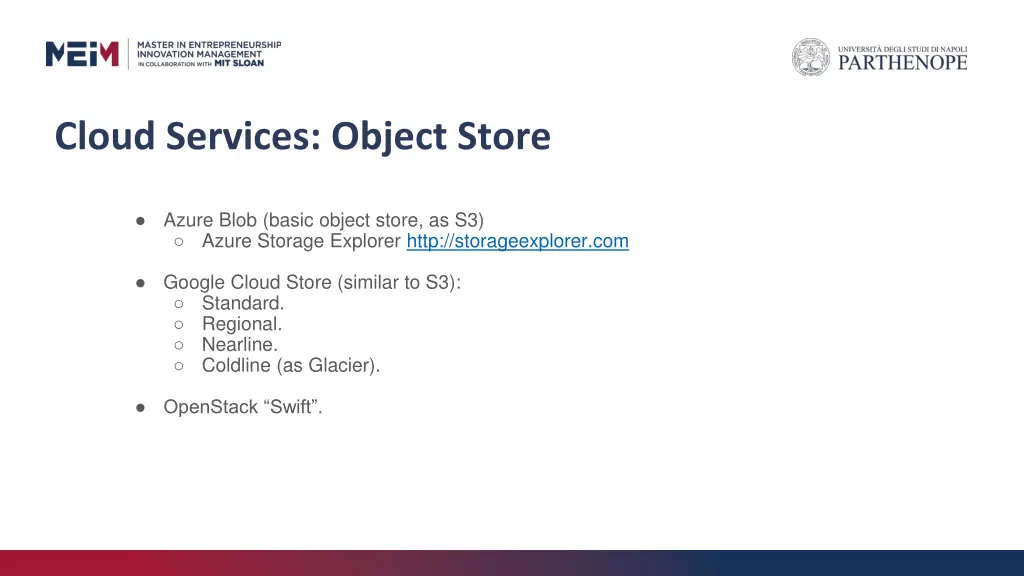 cloud services object store 1