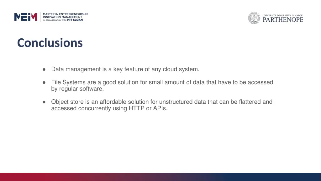 conclusions