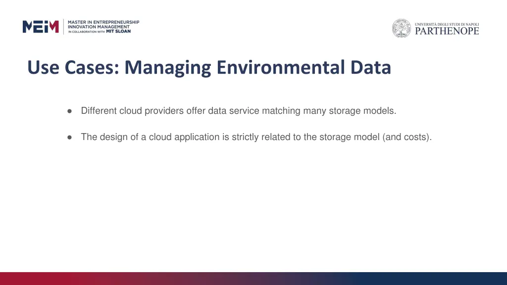 use cases managing environmental data