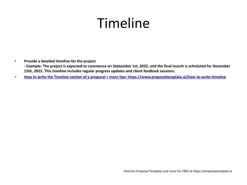 timeline