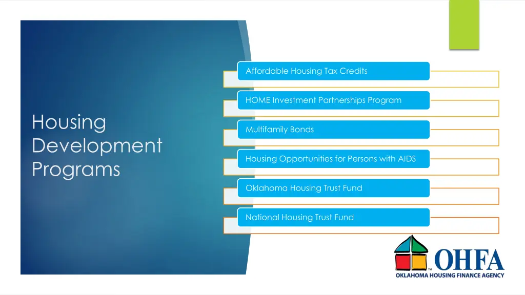 affordable housing tax credits