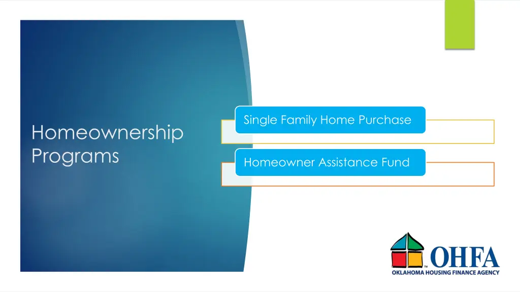 single family home purchase