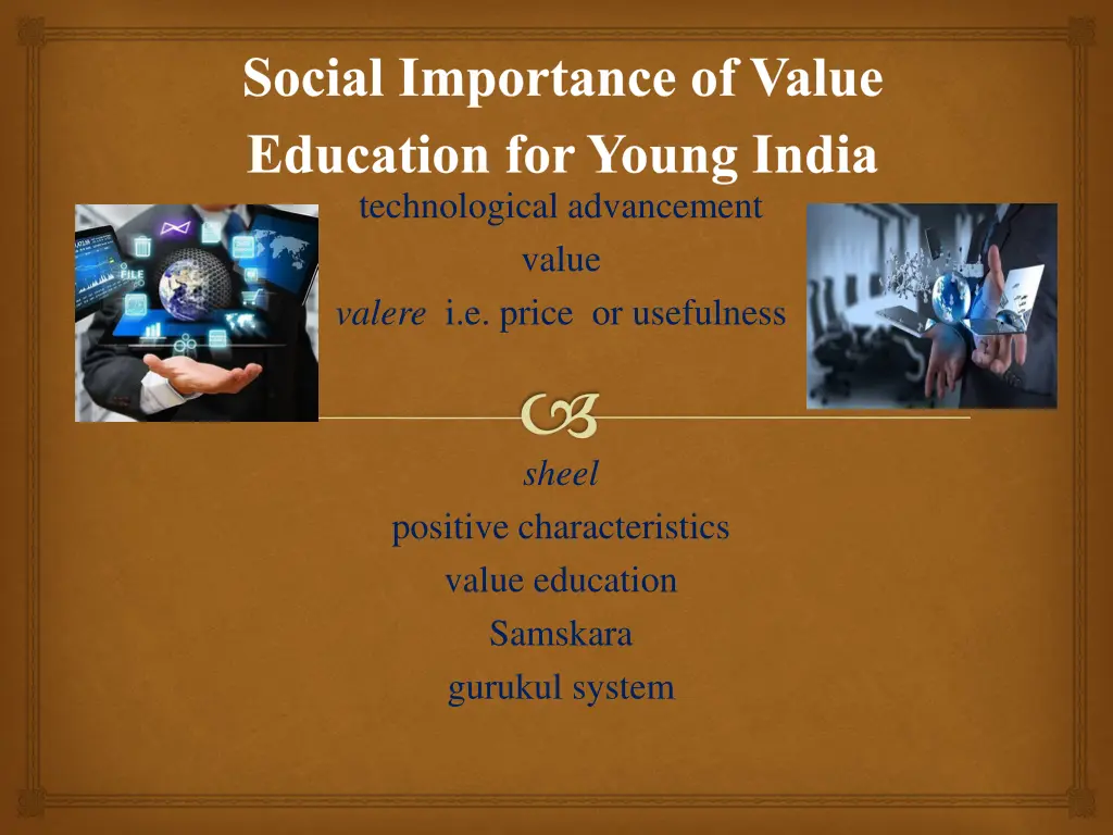 social importance of value education for young 1