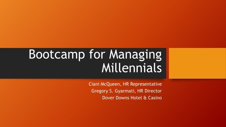 bootcamp for managing