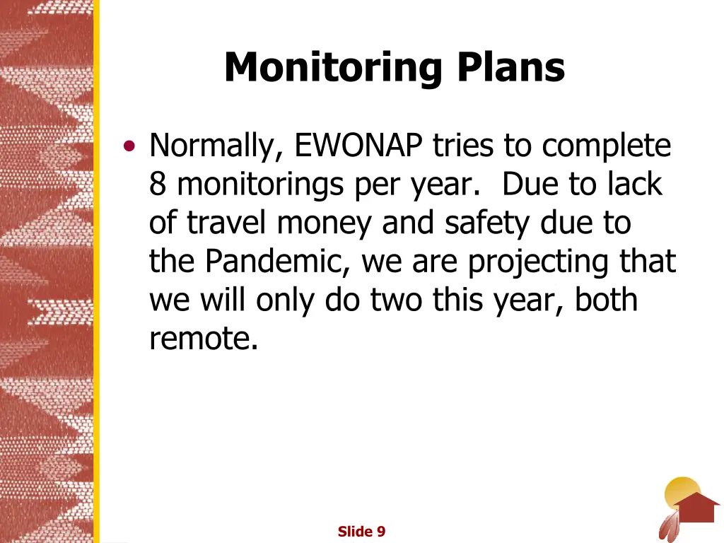 monitoring plans