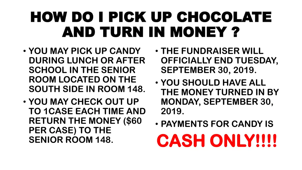 how do i pick up chocolate how do i pick 1