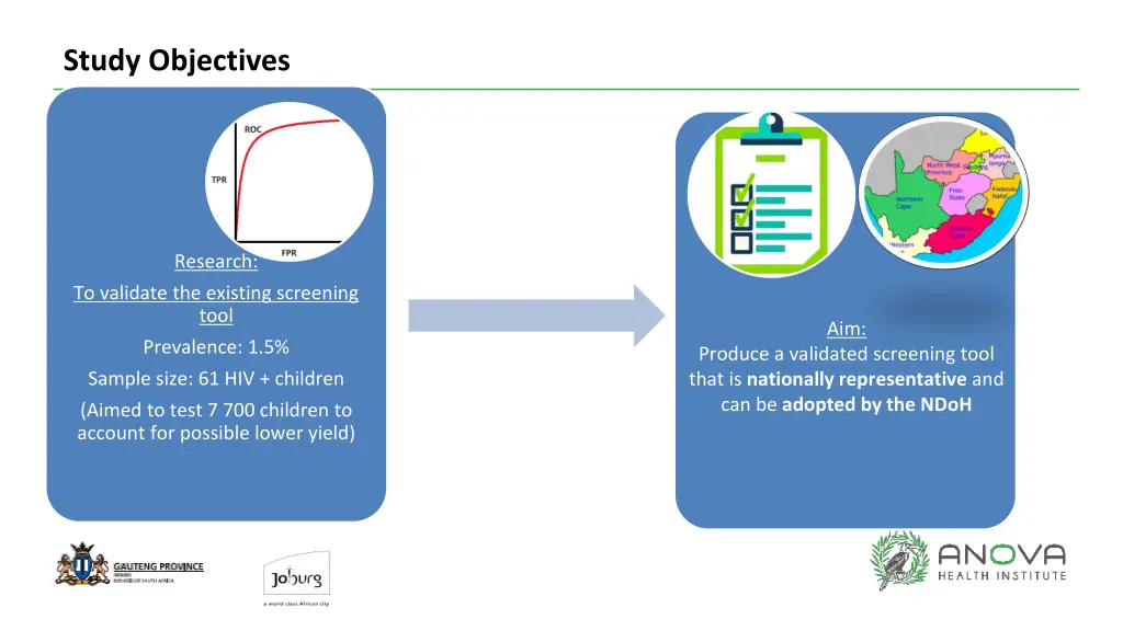 study objectives