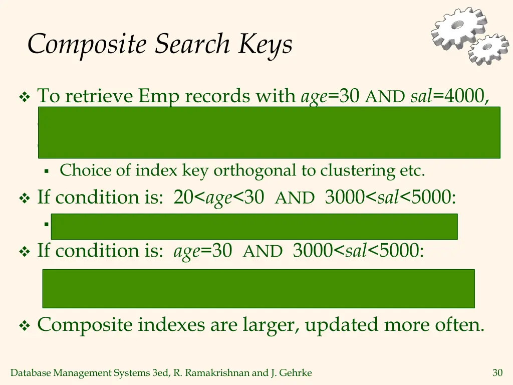composite search keys