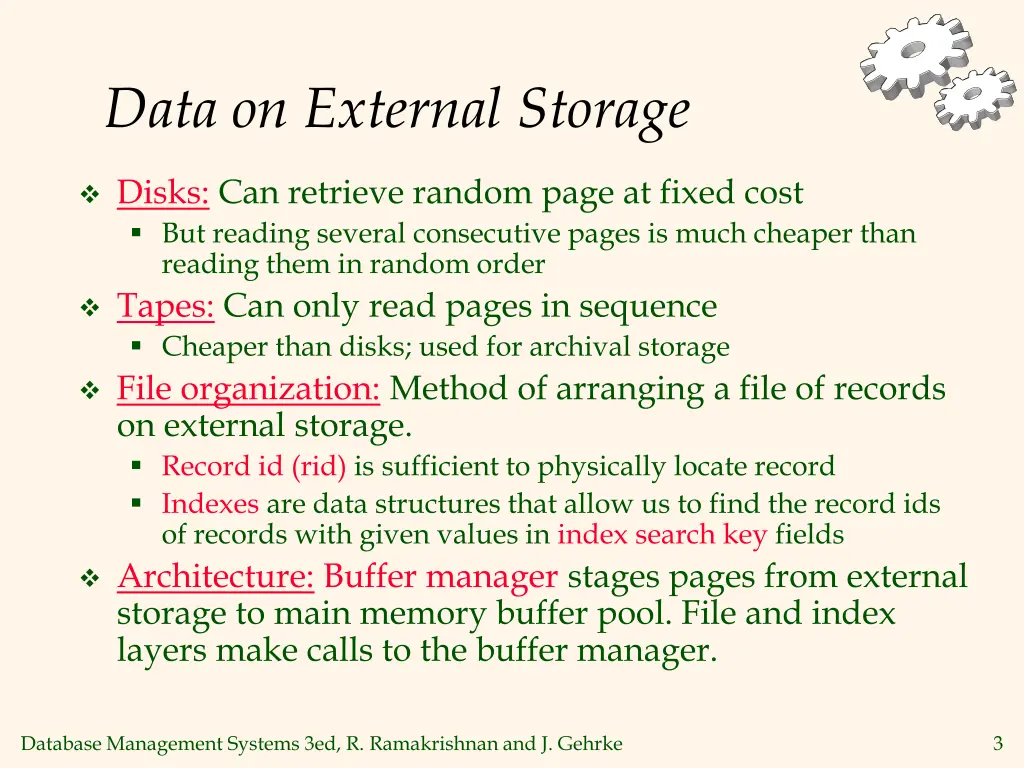 data on external storage