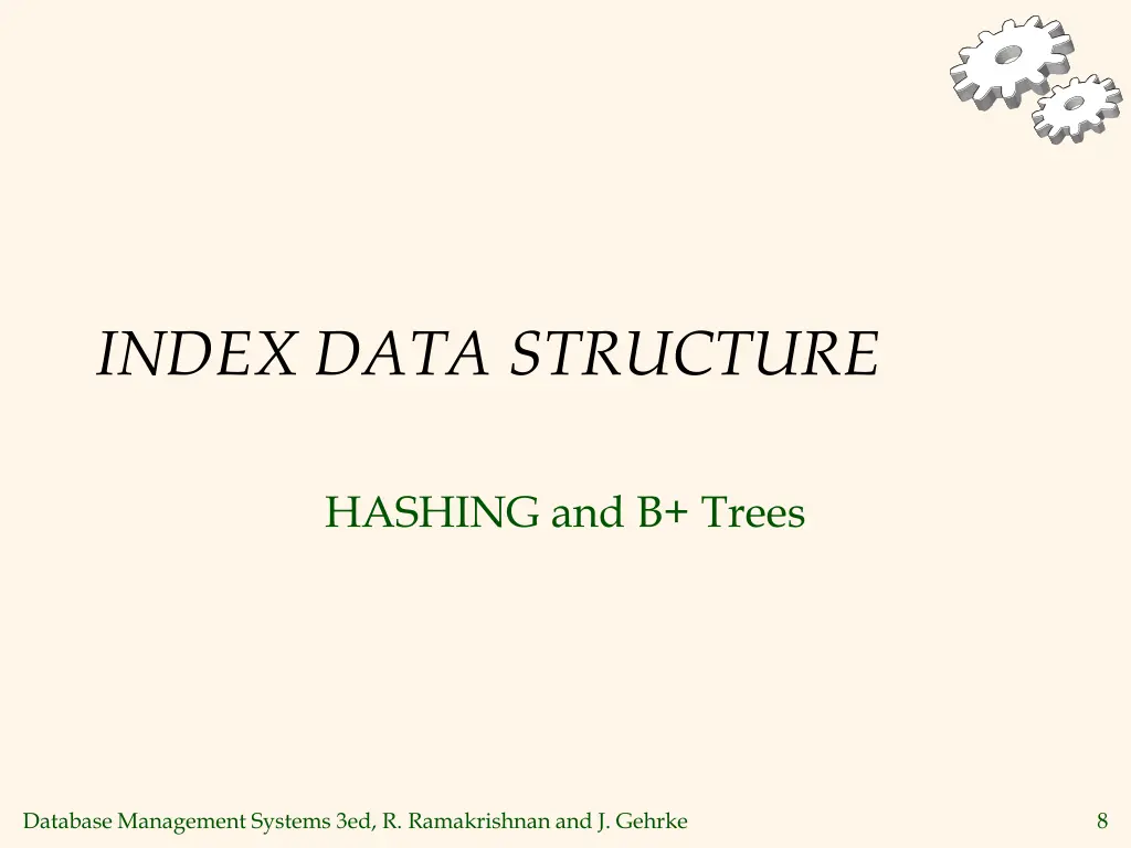 index data structure