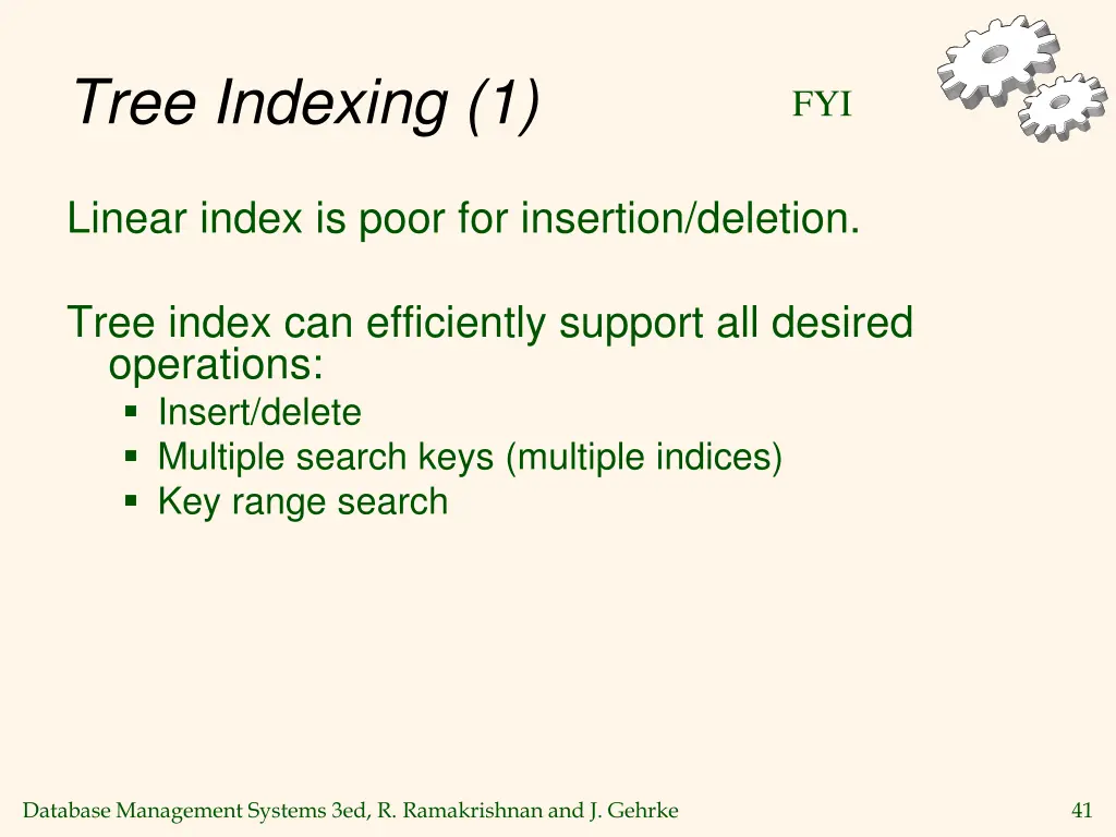 tree indexing 1