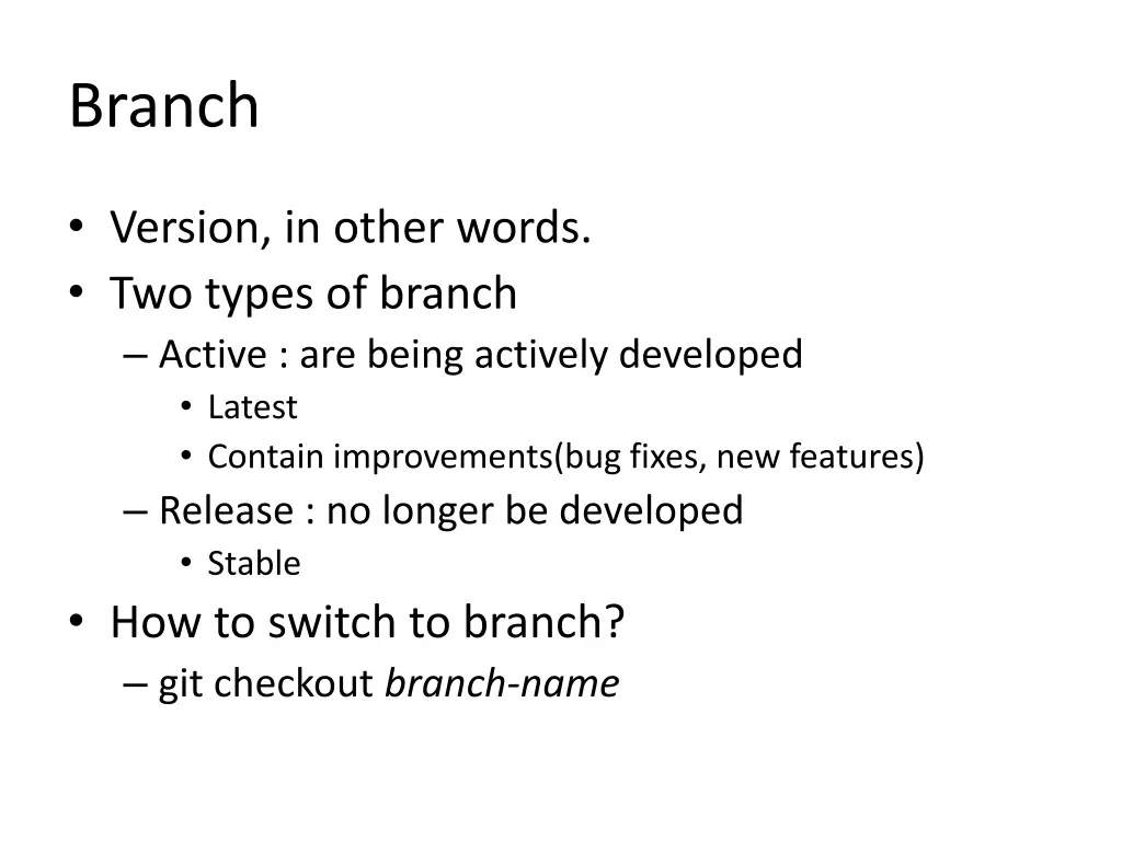 branch