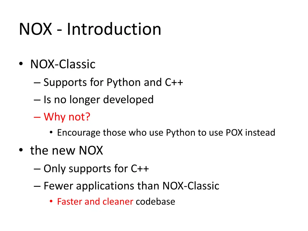 nox introduction