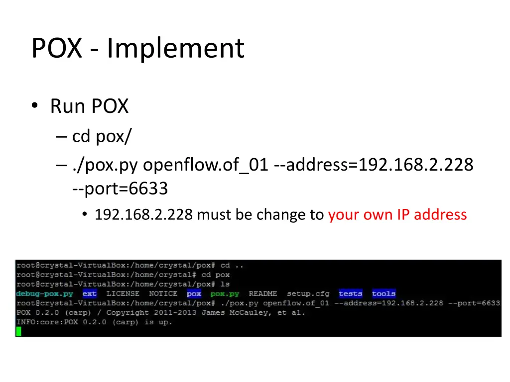 pox implement