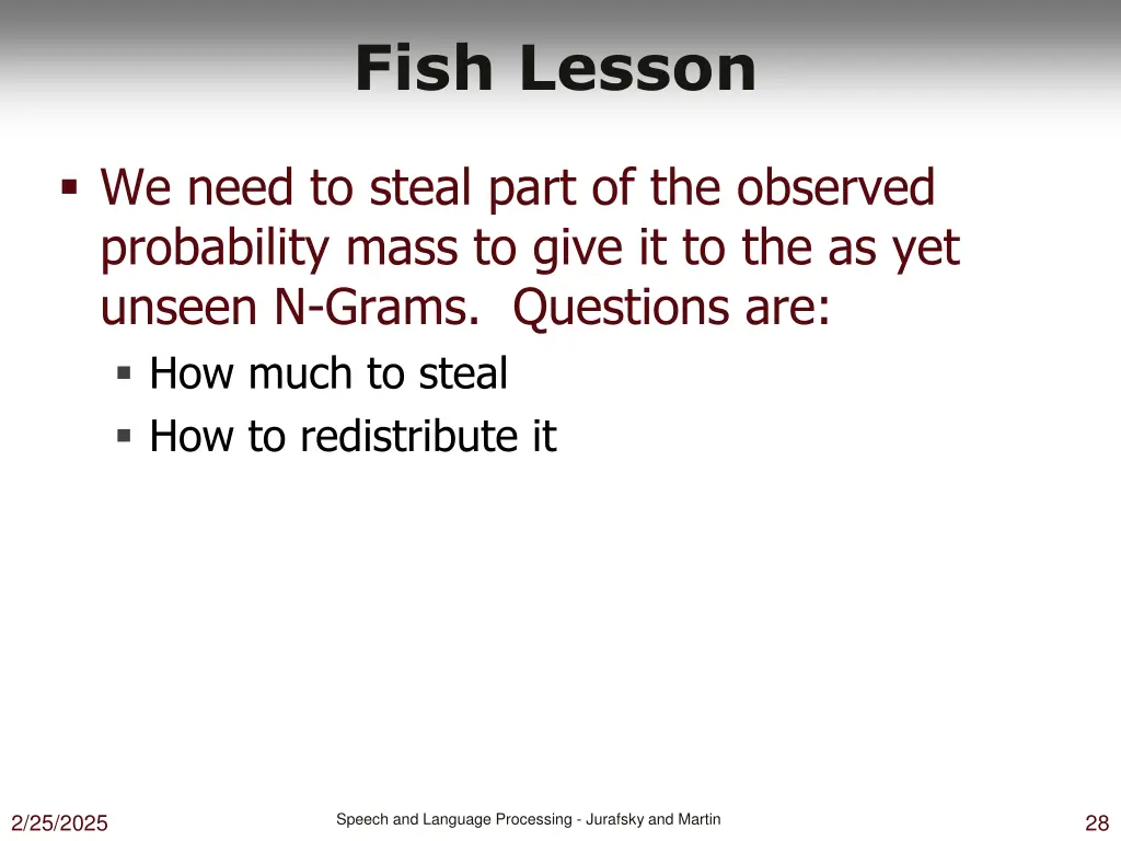 fish lesson