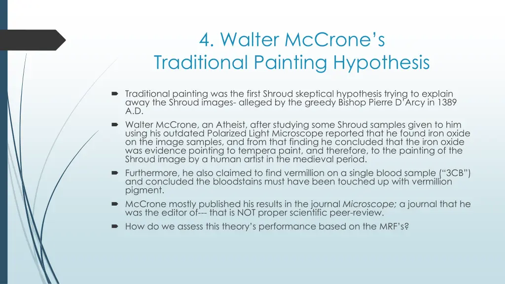 4 walter mccrone s traditional painting hypothesis