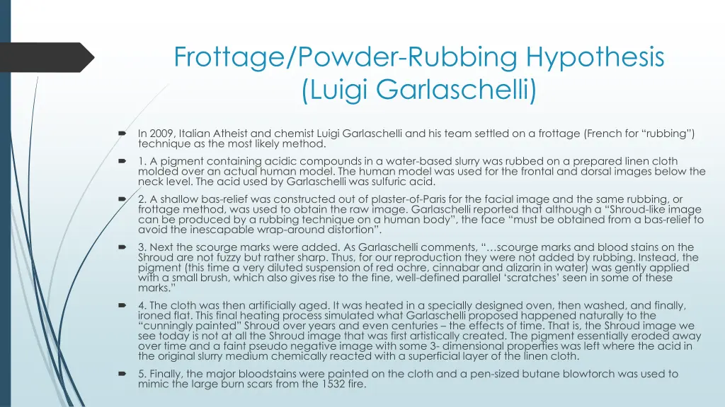 frottage powder rubbing hypothesis luigi
