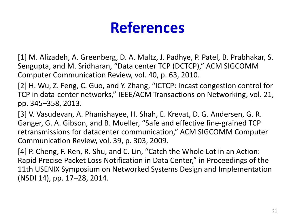 references