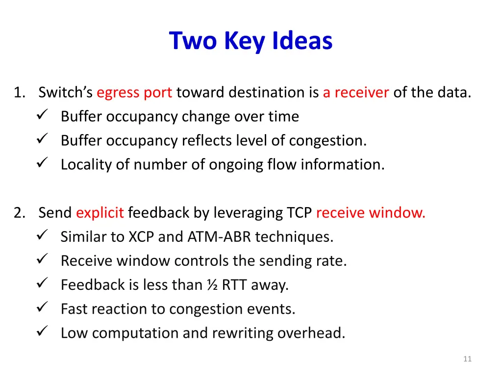 two key ideas