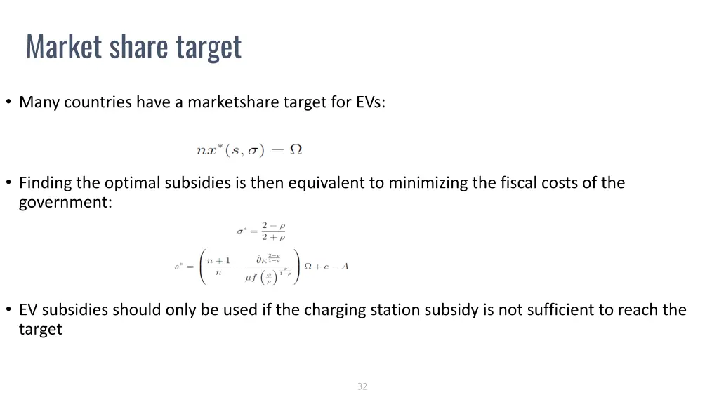 market share target